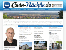 Tablet Screenshot of ferienhaus-kleinsachsenheim.de